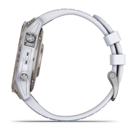 Часы Garmin EPIX PRO GEN 2 47 мм Sapphire Titanium whitestone, белый