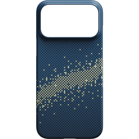 Чехол для iPhone 17 Pro Max Pitaka Starpeak Ultra-Slim Case (Milky way galaxy) (KI1701MPM) Cиний