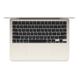 Apple MacBook Air 13" (M3, 8C CPU, 8C GPU, 2024) 16/256Gb SSD (MC8J4) Starlight, «сияющая звезда»