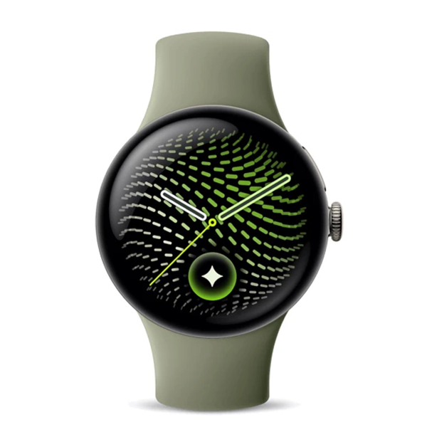 Часы Pixel Watch 5, 45 мм, Wi-Fi, Satin Pyrite/Olive, бронзовый