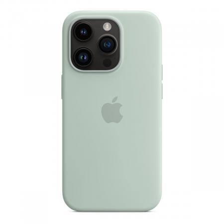 Чехол Silicone Case MagSafe для Apple iPhone 14 Pro Зеленый Чехол Silicone Case MagSafe для Apple iPhone 14 Pro Зеленый