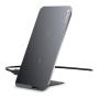 Беспроводное зарядное устройство Baseus Wireless Charger Pad Desktop Holder (WXHSD-01) Black, черный
