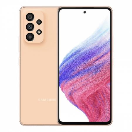 Samsung Galaxy A53 (2022) 5G 6/128Gb Awesome Peach, оранжевый