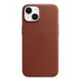 Чехол Leather Case MagSafe для Apple iPhone 14 «Umber»