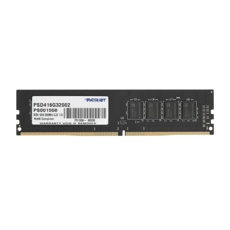 Оперативная память Patriot PSD416G32002 DDR4 16GB 3200MHz DIMM 1x16GB