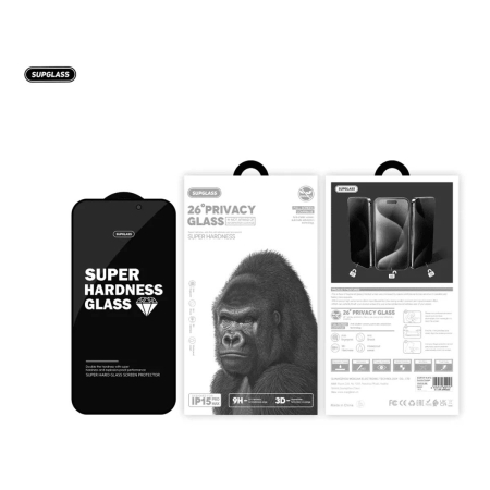 Защитное стекло SupGlass XC-12 Privacy Glass для iPhone 16 Pro Max (6.9) Защитное стекло SupGlass XC-12 Privacy Glass для iPhone 16 Pro Max (6.9)