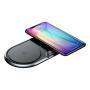 Беспроводное зарядное устройство Baseus 2в1 Metal Dual Wireless Charger (WXXHJ-A01) Black, черный Беспроводное зарядное устройство Baseus 2в1 Metal Dual Wireless Charger (WXXHJ-A01) Black, черный