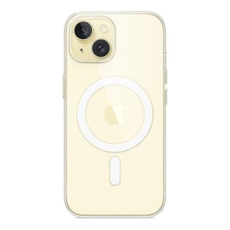 Чехол Clear Case MagSafe для iPhone 15 Прозрачный Чехол Clear Case MagSafe для iPhone 15 Прозрачный
