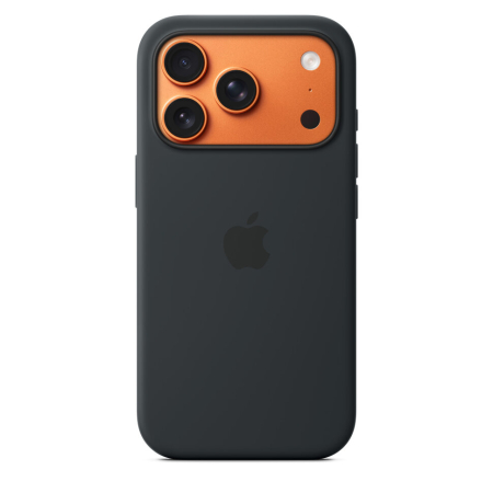 Чехол для Apple iPhone 17 Pro Silicone Case Black, чёрный