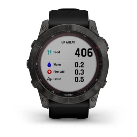Часы Garmin FENIX 7X Carbon gray, черный