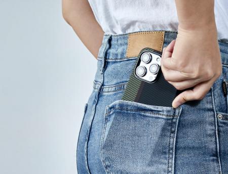 Чехол для iPhone 14 Pro Max Pitaka Fusion Weaving MagEZ Case 3 кевлар (арамид) (FO1401PM) Overture