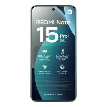 Xiaomi Redmi Note 15 Pro+ 5G 16/512Gb Sky blue, голубой