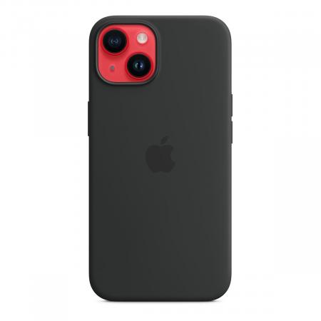 Чехол Silicone Case MagSafe для Apple iPhone 14 Черный