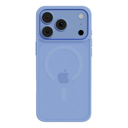 Чехол для iPhone 18 Pro/17 Pro AceCase Soft Rim Голубой