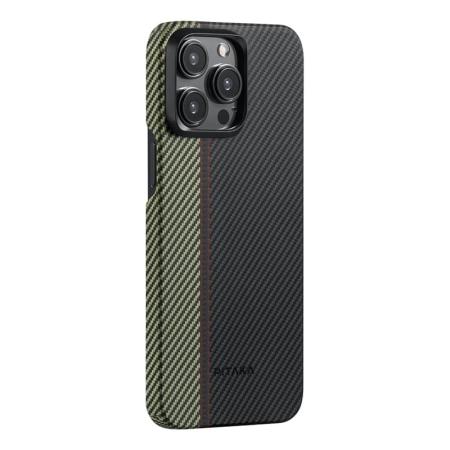 Чехол для iPhone 15 Pro Max Pitaka Fusion Weaving MagEZ Case 4, Overture, кевлар (арамид) (FO1501PM) Черный/зеленый Чехол для iPhone 15 Pro Max Pitaka Fusion Weaving MagEZ Case 4, Overture, кевлар (арамид) (FO1501PM) Черный/зеленый