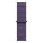 Apple Watch Series 11, 46 мм корпус из алюминия цвета «Jet Black», ремешок Sport Loop цвета «Purple Fog»