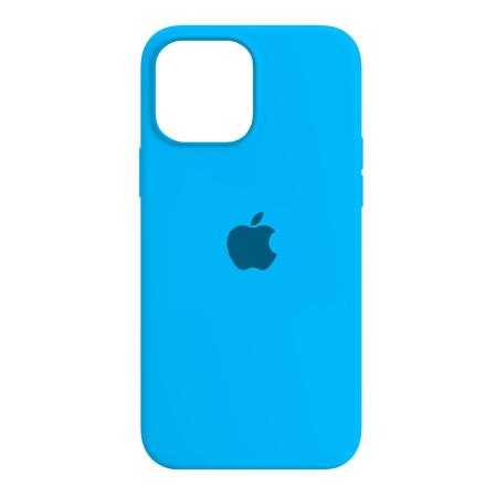 Чехол Silicone Case для Apple iPhone 13 Pro Max Ярко-голубой Чехол Silicone Case для Apple iPhone 13 Pro Max Ярко-голубой