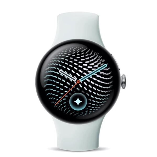 Часы Pixel Watch 5, 45 мм, Wi-Fi, Polished Silver/Fog, серебристый