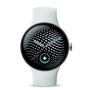 Часы Pixel Watch 5, 45 мм, Wi-Fi, Polished Silver/Fog, серебристый