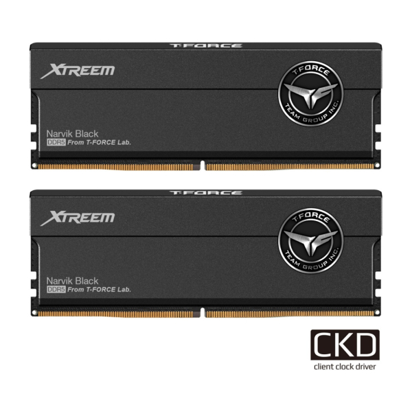 Оперативная память TEAMGROUP T Force Xtreem FFXD548G8400HC42BDC CU01 DDR5 48GB 8400MHz CL42 CUDIMM 2x24GB RGB Black