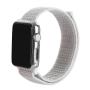 Нейлоновый ремешок Fashion Nylon Velero Band для Apple Watch 38/40 мм Light Grey, светло-серый