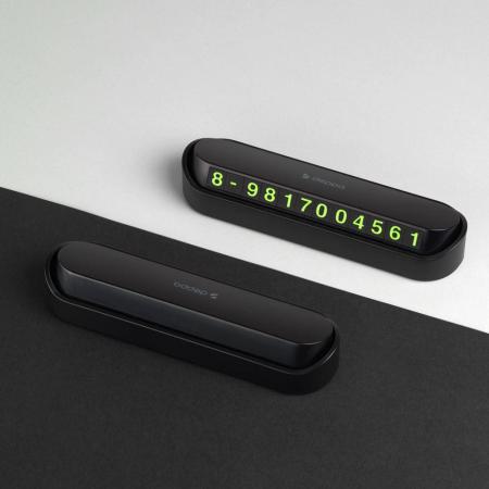Парковочная автовизитка с номером телефона Deppa Parking Card, пластик (47200) Черный Парковочная автовизитка с номером телефона Deppa Parking Card, пластик (47200) Черный