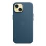 Чехол FineWoven Case для Apple iPhone 15 с MagSafe Pacific Blue, синий Чехол FineWoven Case для Apple iPhone 15 с MagSafe Pacific Blue, синий