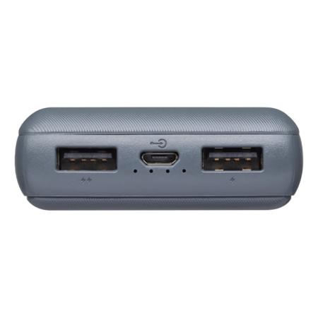 Внешний аккумулятор Deppa NRG Power 10000mAh, 2.1A, 2xUSB (33550) Черный