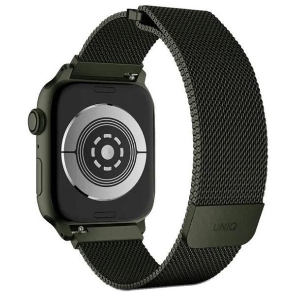 Ремешок UNIQ для Apple Watch 38/40/41 мм Dante Strap Mesh Steel (41MM-DANGRN) Зеленый
