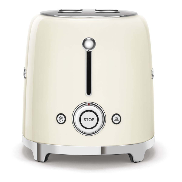 Тостер на 4 ломтика SMEG 50s style (TSF02CREU) Кремовый