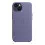 Чехол Leather Case MagSafe для Apple iPhone 13, кожа, «сиреневая глициния»