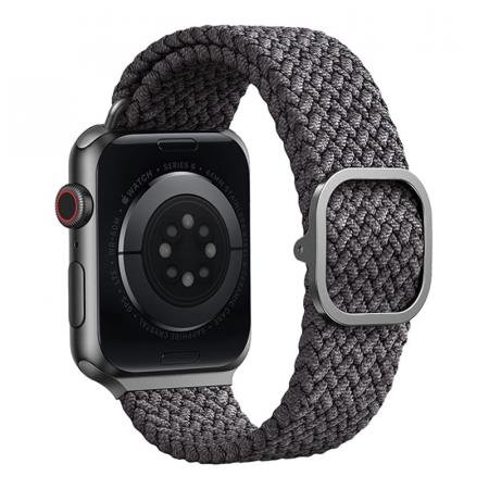 Ремешок UNIQ для Apple Watch 38/40/41 мм ASPEN Strap Braided (40MM-ASPGRY) Серый Ремешок UNIQ для Apple Watch 38/40/41 мм ASPEN Strap Braided (40MM-ASPGRY) Серый
