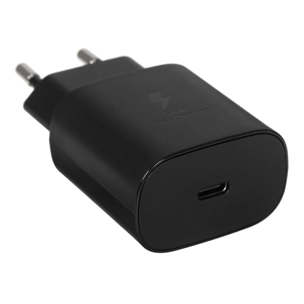 Зарядное устройство Samsung Fast Chargerr USB Type-C 25 Вт (EP-TA800), черный