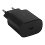 Зарядное устройство Samsung Fast Chargerr USB Type-C 25Вт (EP-TA800) Чёрный